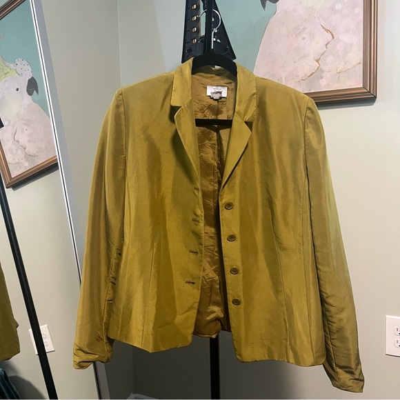 100% Silk Jacket vintage Ann Taylor Loft - Picture 1 of 6